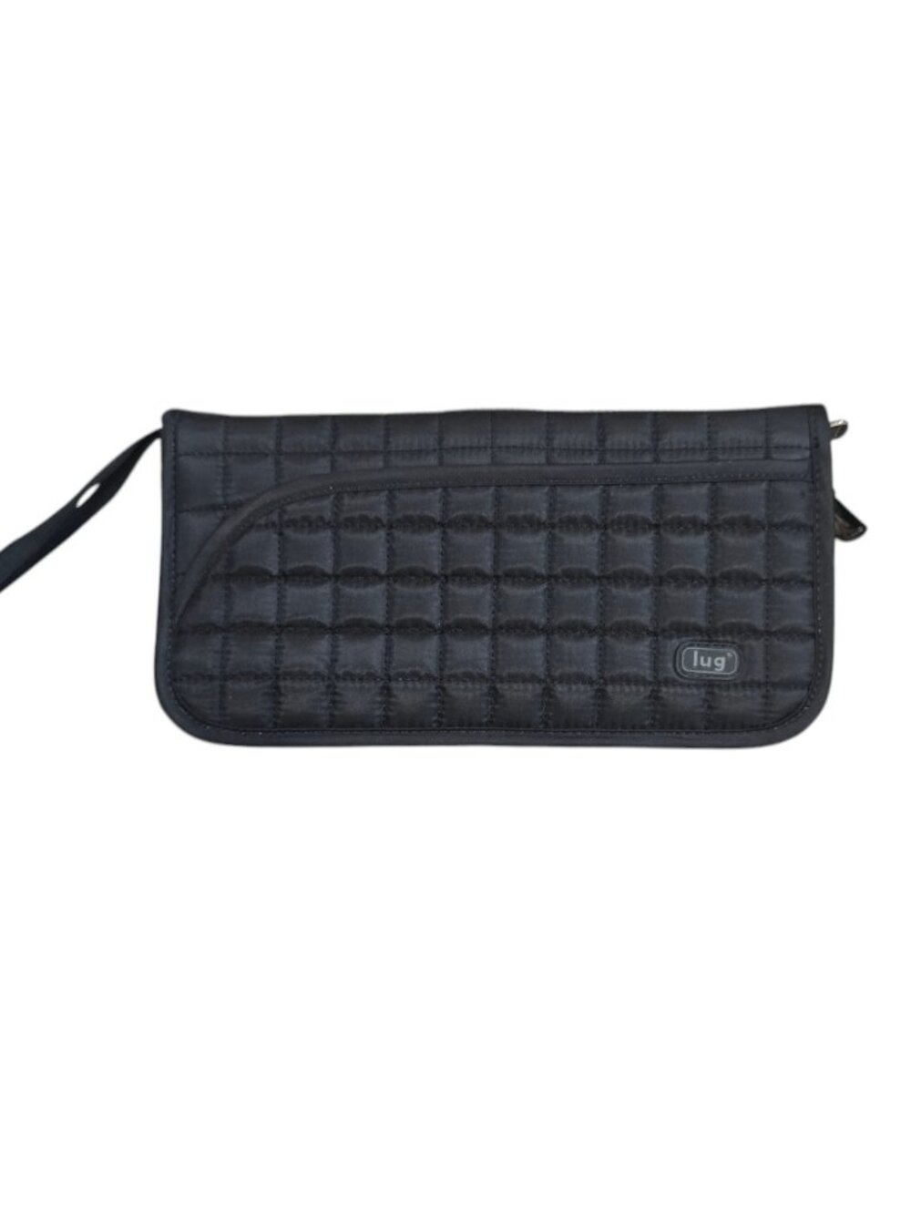 LUG Tango Travel Wallet Quilted Midnight Black Zip Passport Holder NWOT